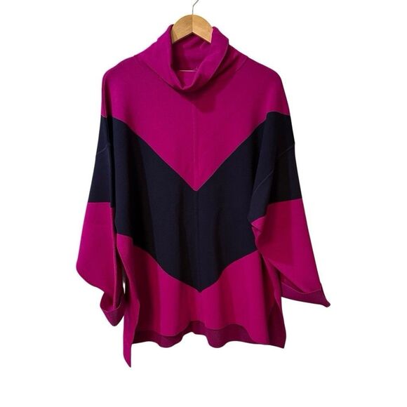 Multi Geometric Knit Maxi Skirt Oversized Sweater Set Size Large Boho Lagenlook - Picture 7 of 16